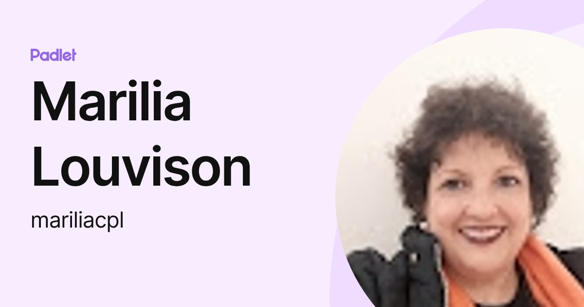 Marilia Louvison (mariliacpl) profile | Padlet