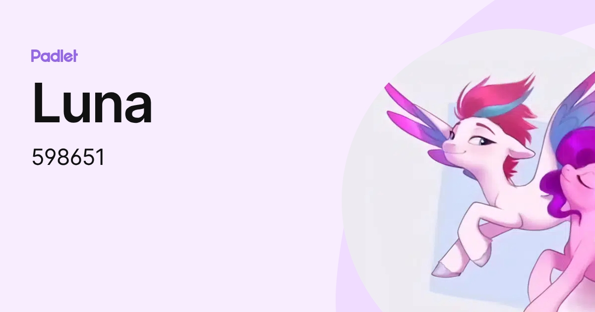 Luna (598651) profile | Padlet