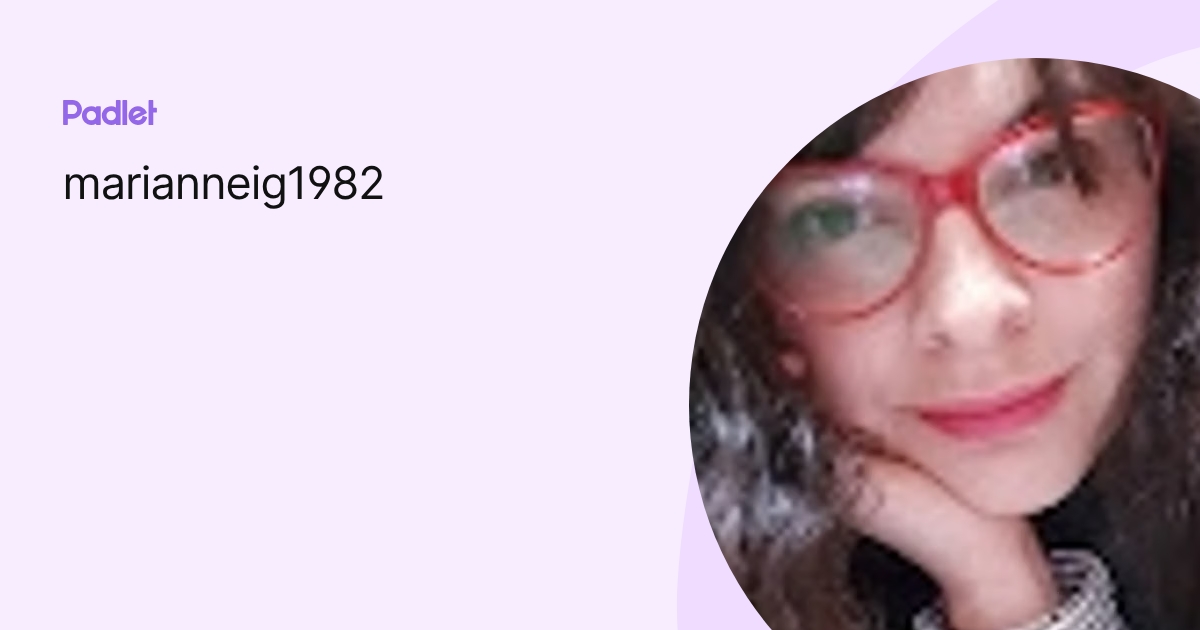 marianneig1982 profile | Padlet