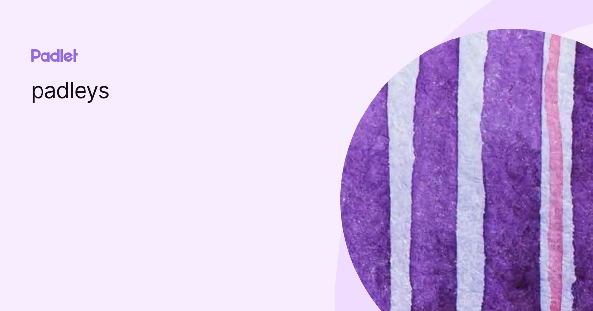 padleys profile | Padlet