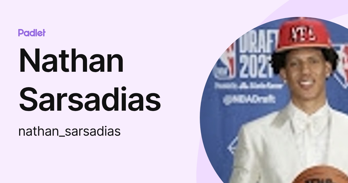 Nathan Sarsadias (nathan_sarsadias) profile | Padlet
