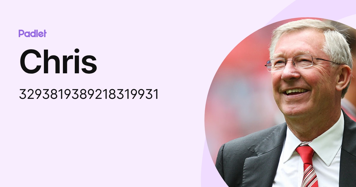 Chris (3293819389218319931) profile | Padlet