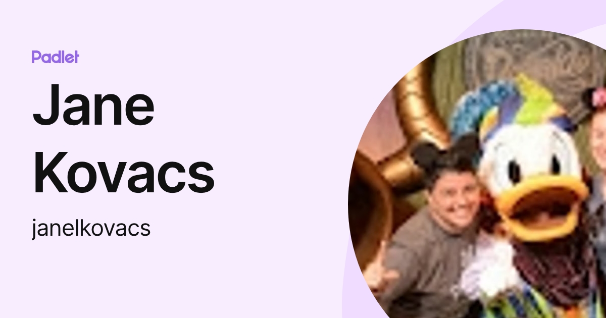 Jane Kovacs (janelkovacs) profile | Padlet