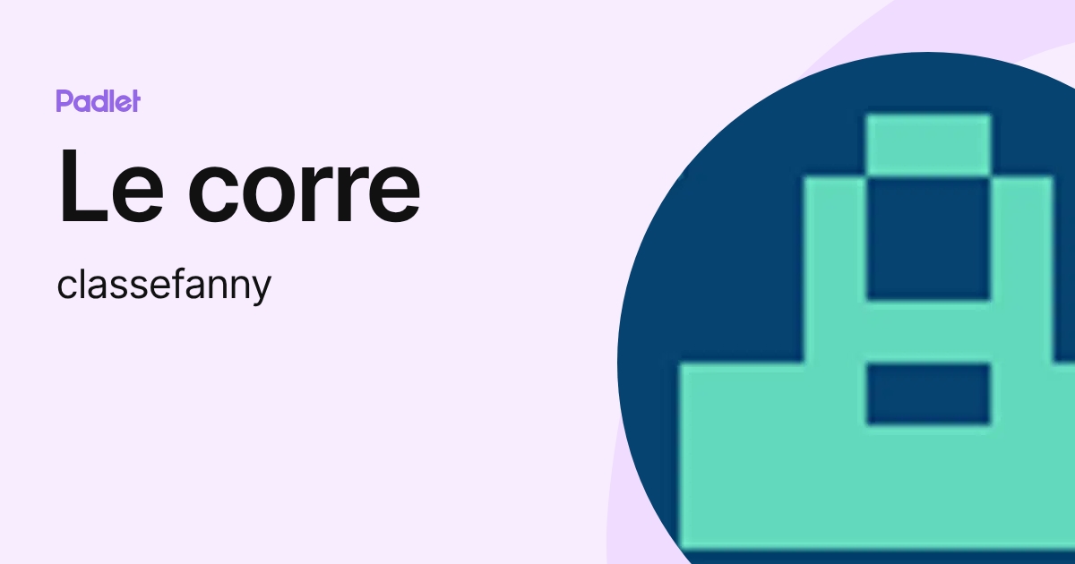 Le corre (classefanny) profile | Padlet