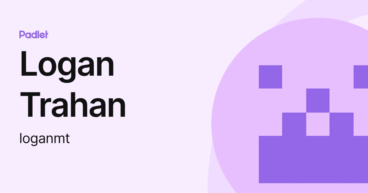 Logan Trahan (loganmt) profile | Padlet