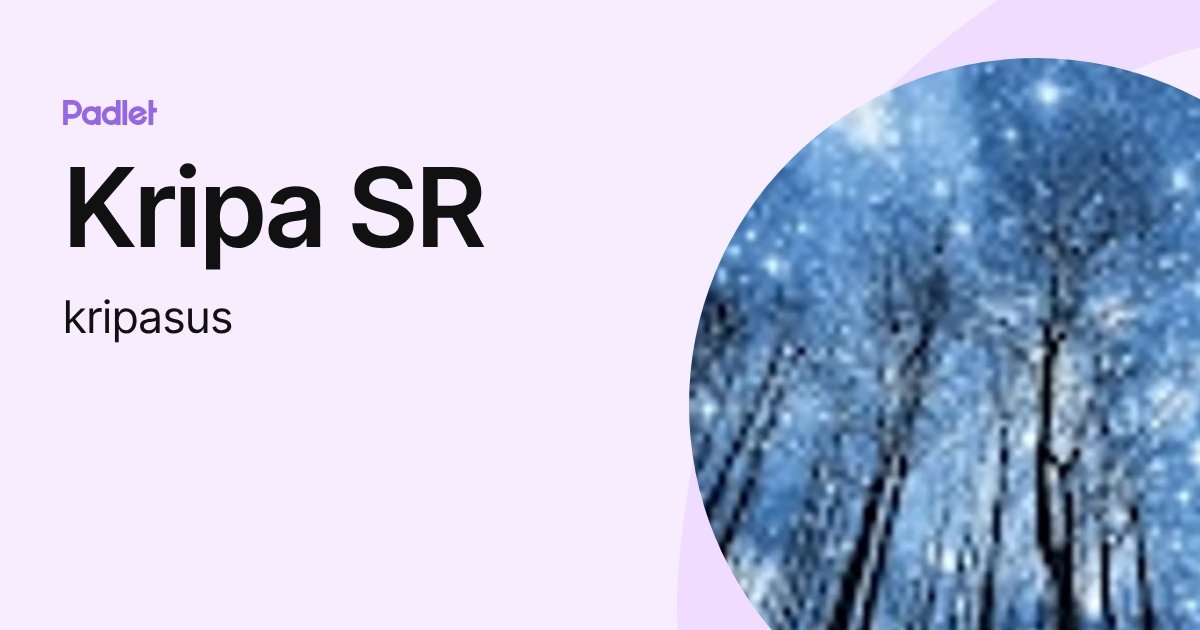 Kripa SR (kripasus) profile | Padlet