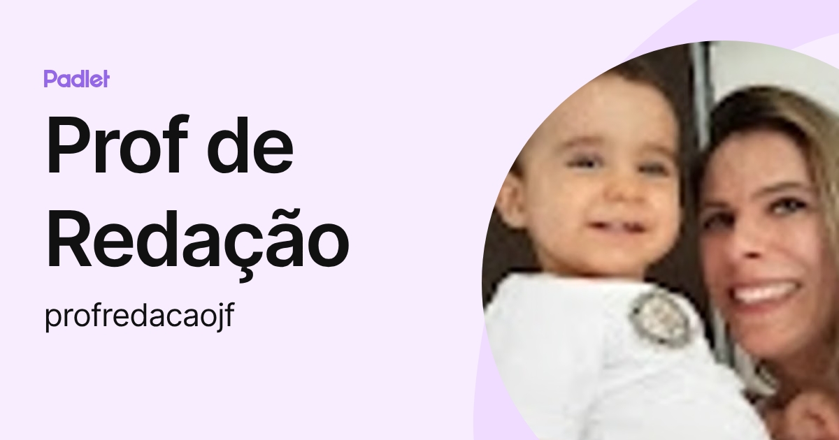 Prof de Redação (profredacaojf) profile | Padlet
