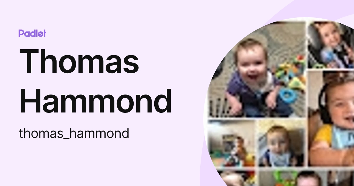 Thomas Hammond (thomas_hammond) profile | Padlet