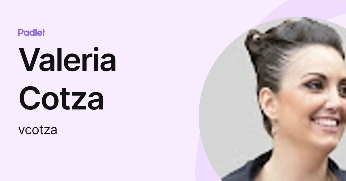 Valeria Cotza (vcotza) profile | Padlet