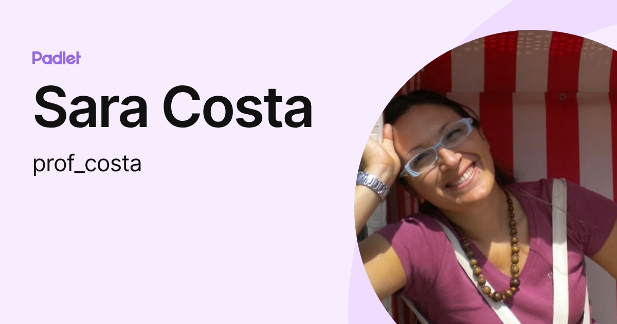 Sara Costa (prof_costa) profile | Padlet