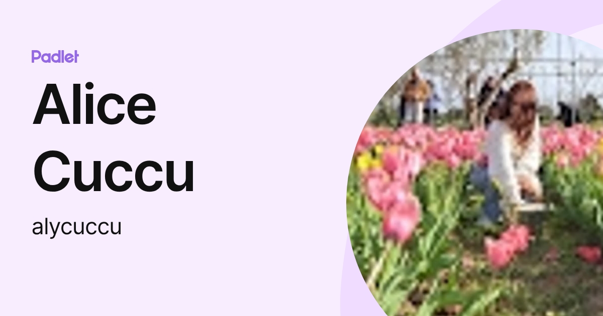 Alice Cuccu (alycuccu) profile | Padlet