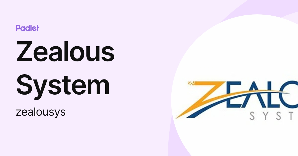 Zealous System (zealousys) profile | Padlet