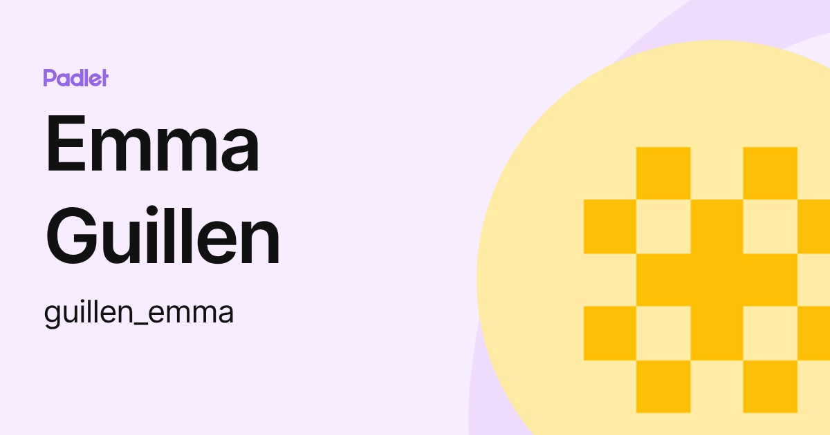 Emma Guillen (guillen_emma) profile | Padlet