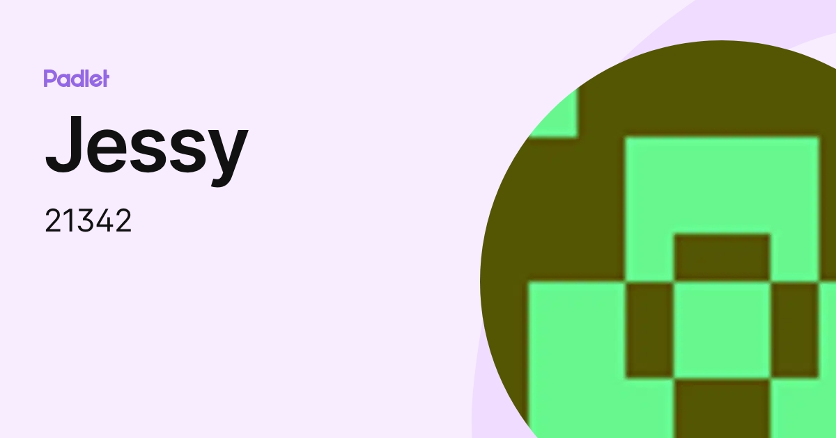 Jessy (21342) profile | Padlet