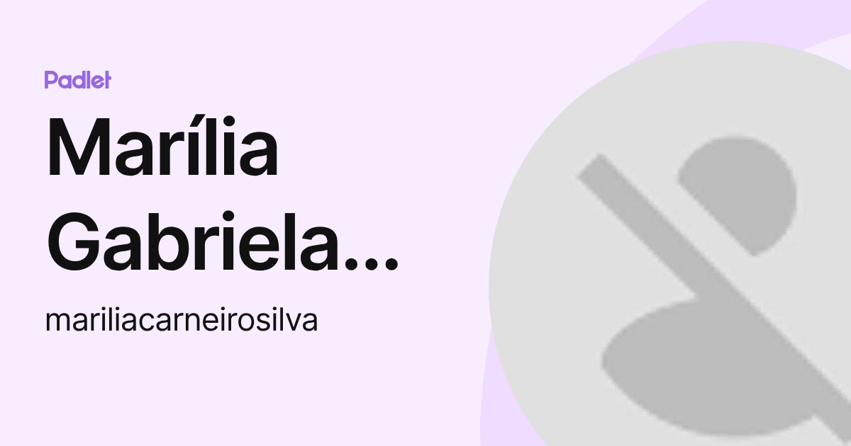 Marília Gabriela Carneiro Pereira da Silva (mariliacarneirosilva ...