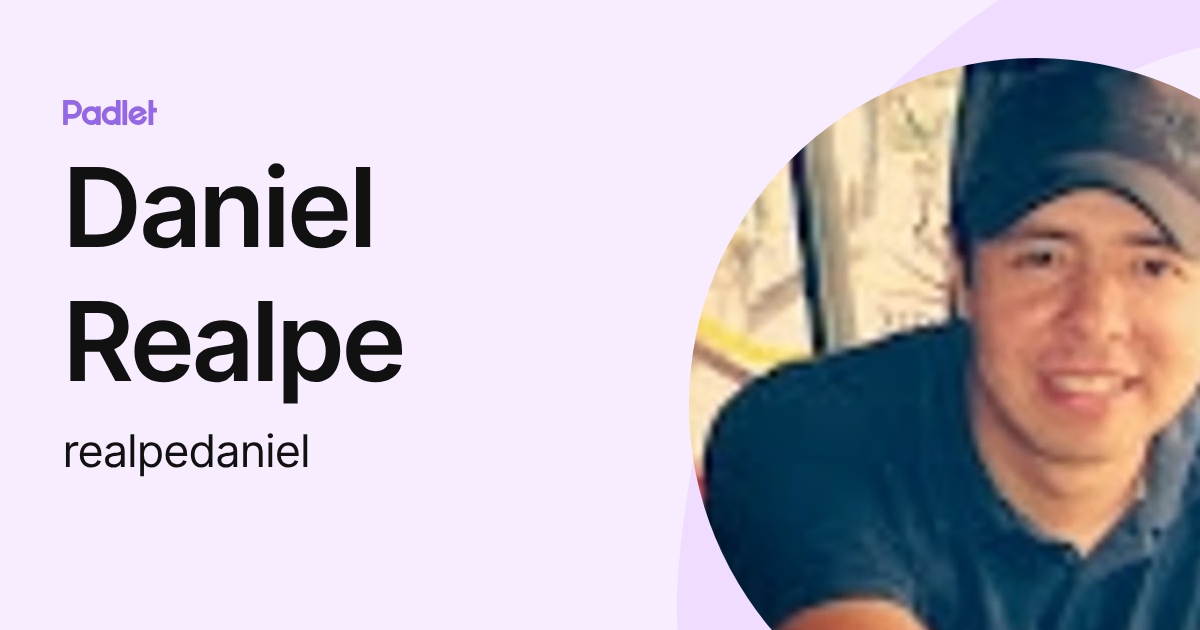 Daniel Realpe (realpedaniel) profile | Padlet
