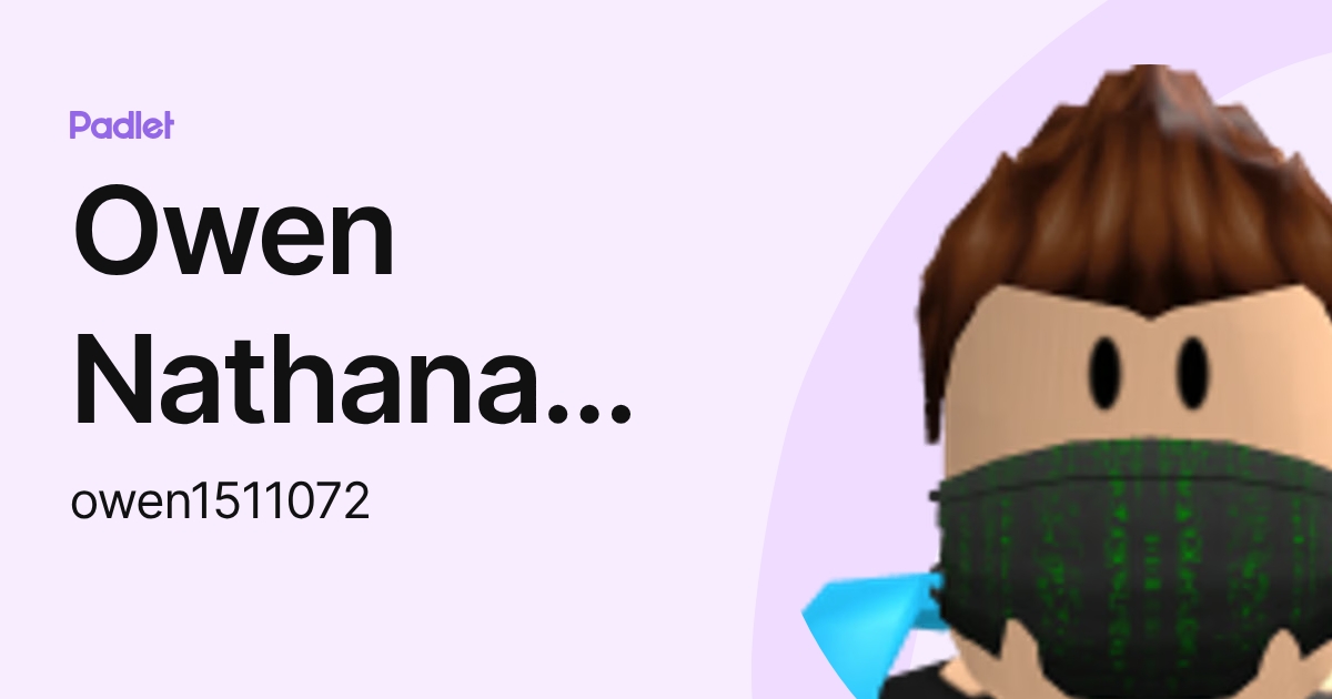 Owen Nathanael Setiawan 1511072 (owen1511072) profile | Padlet