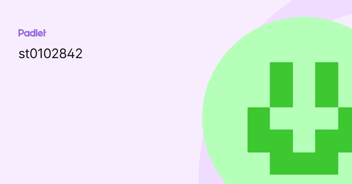 st0102842 profile | Padlet