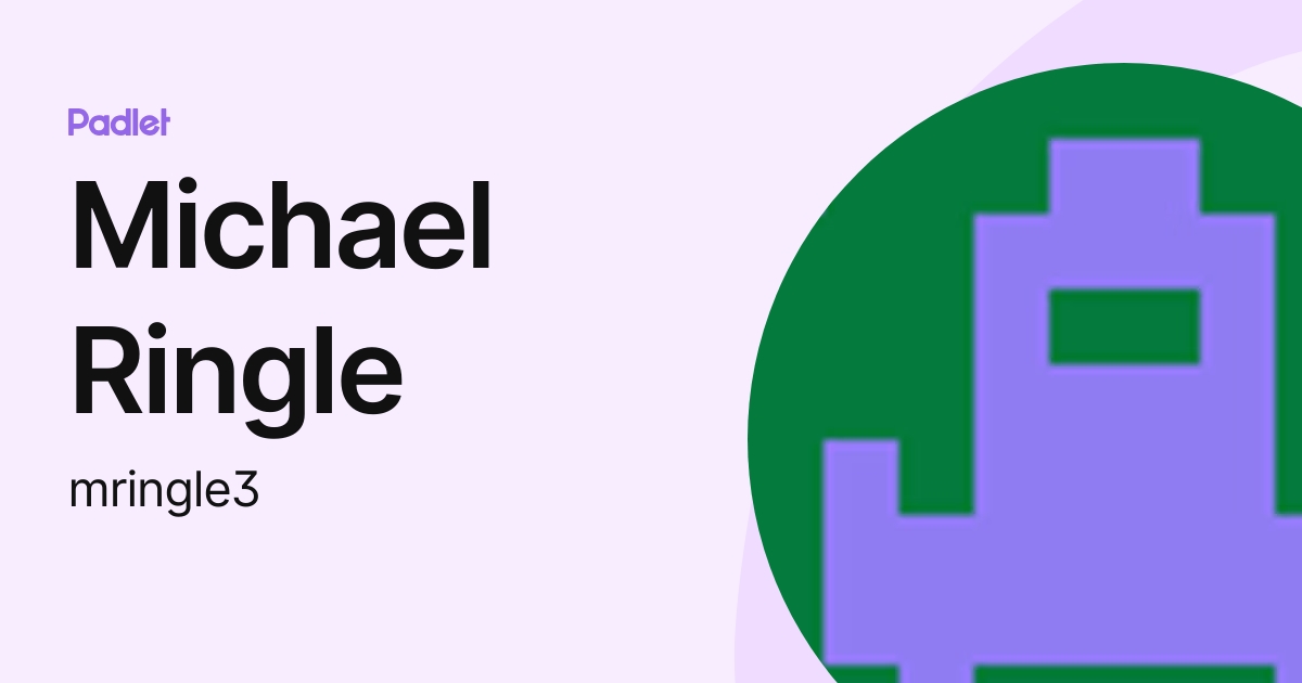 Michael Ringle (mringle3) profile | Padlet