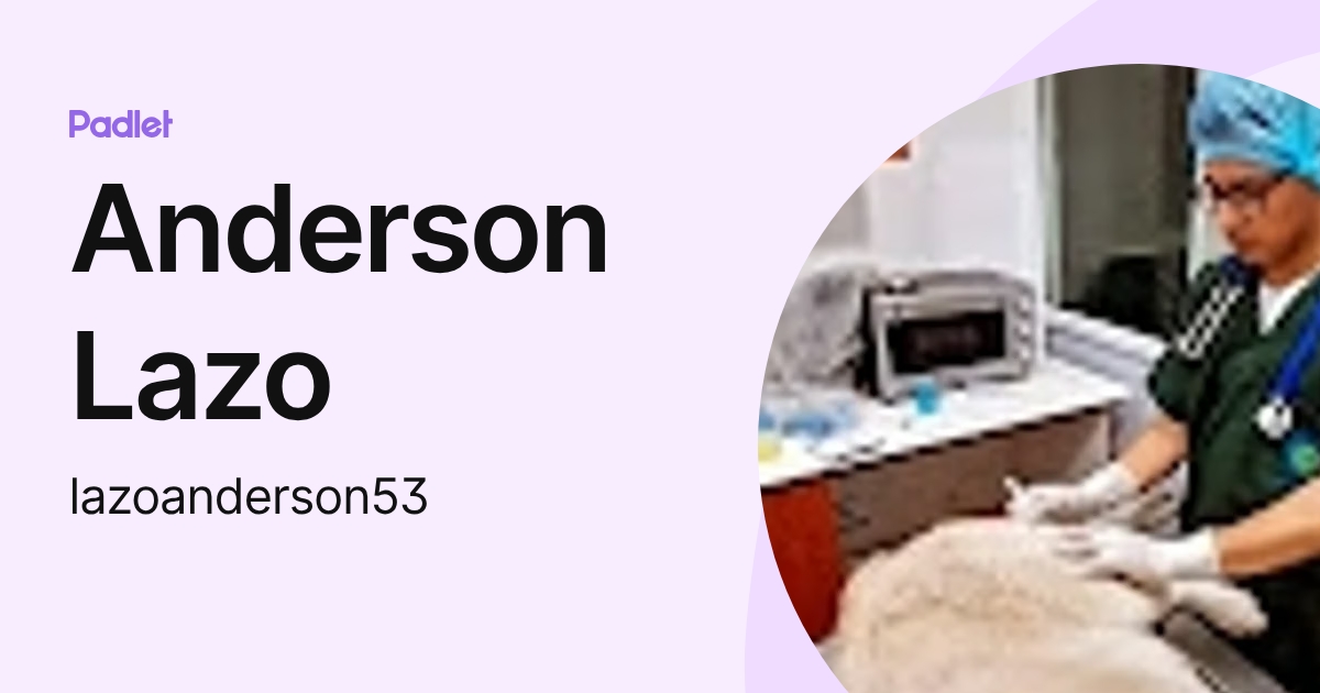 Anderson Lazo (lazoanderson53) profile | Padlet