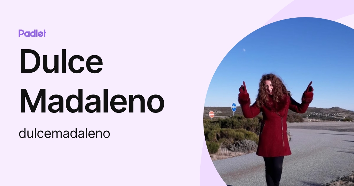Dulce Madaleno (dulcemadaleno) profile | Padlet