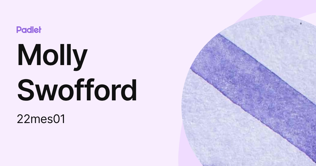 Molly Swofford (22mes01) profile | Padlet