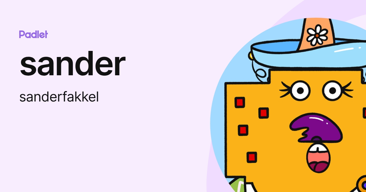 sander (sanderfakkel) profile | Padlet