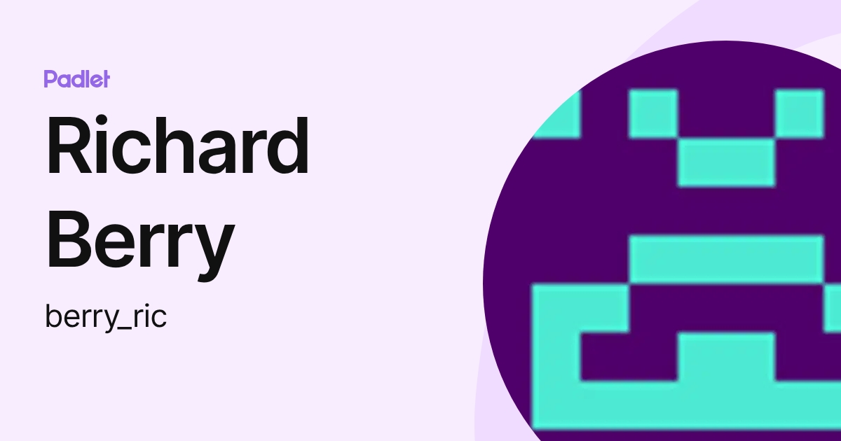 Richard Berry (berry_ric) profile | Padlet