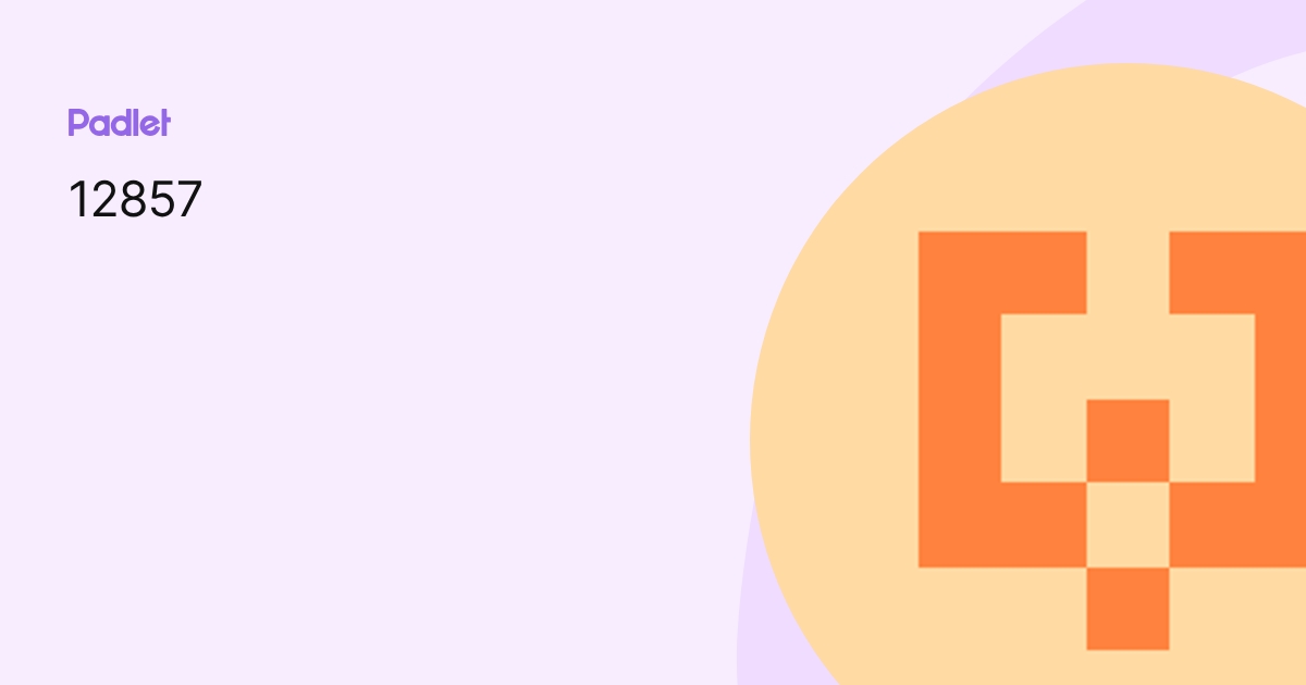 12857 profile | Padlet