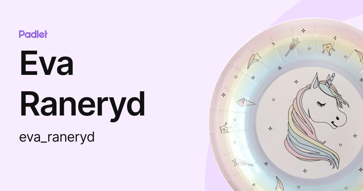 Eva Raneryd (eva_raneryd) profile | Padlet