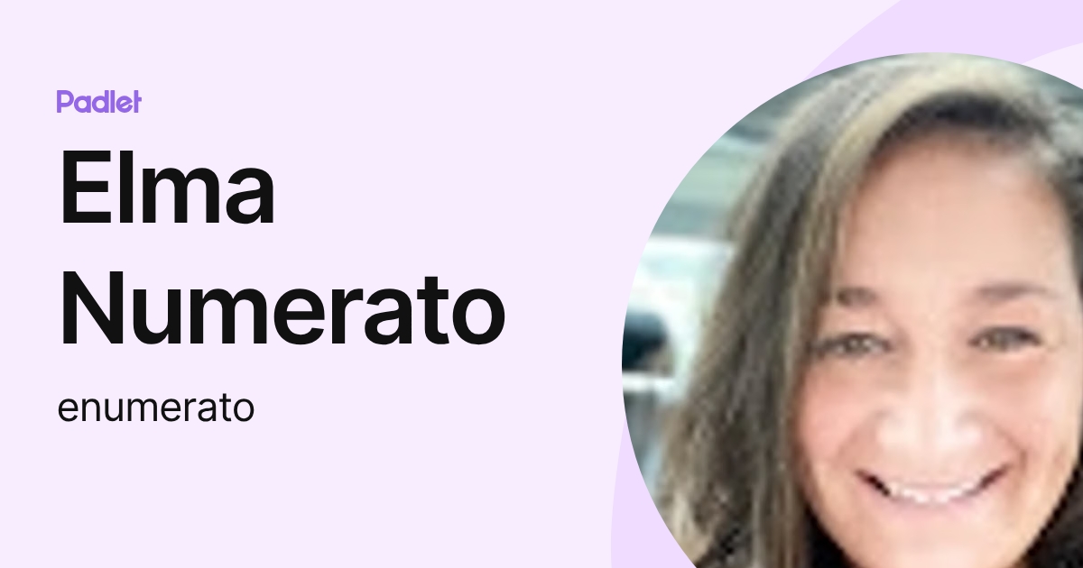 Elma Numerato (enumerato) profile | Padlet