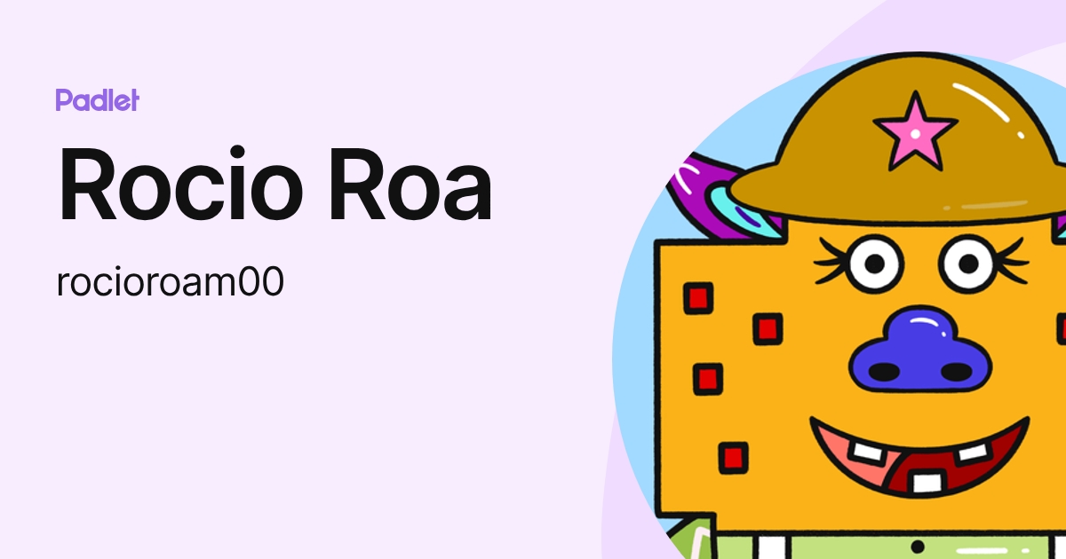 Rocio Roa (rocioroam00) profile | Padlet