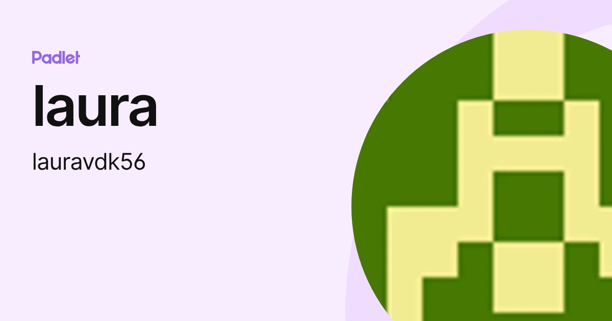 laura (lauravdk56) profile | Padlet
