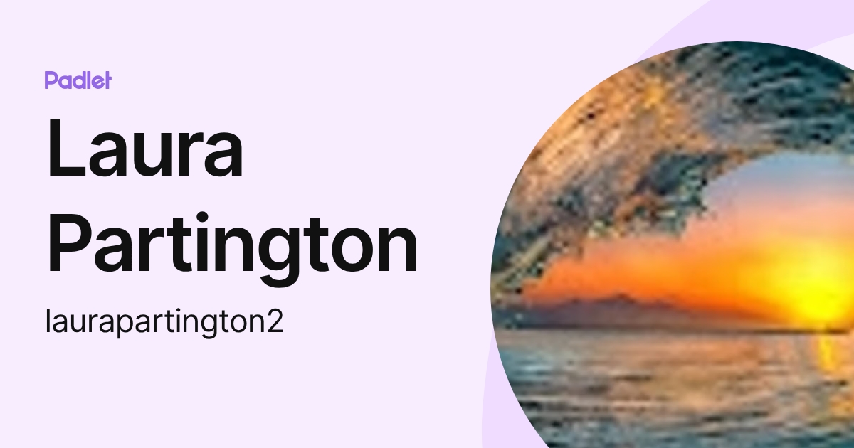 Laura Partington (laurapartington2) profile | Padlet