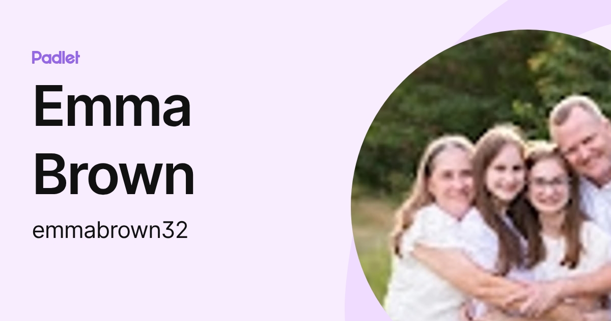 Emma Brown (emmabrown32) profile | Padlet