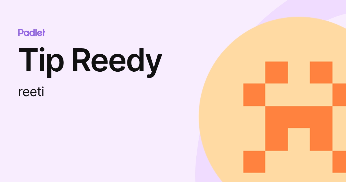 Tip Reedy (reeti) profile | Padlet