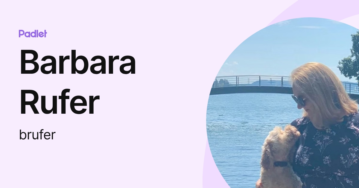 Barbara Rufer (brufer) profile | Padlet