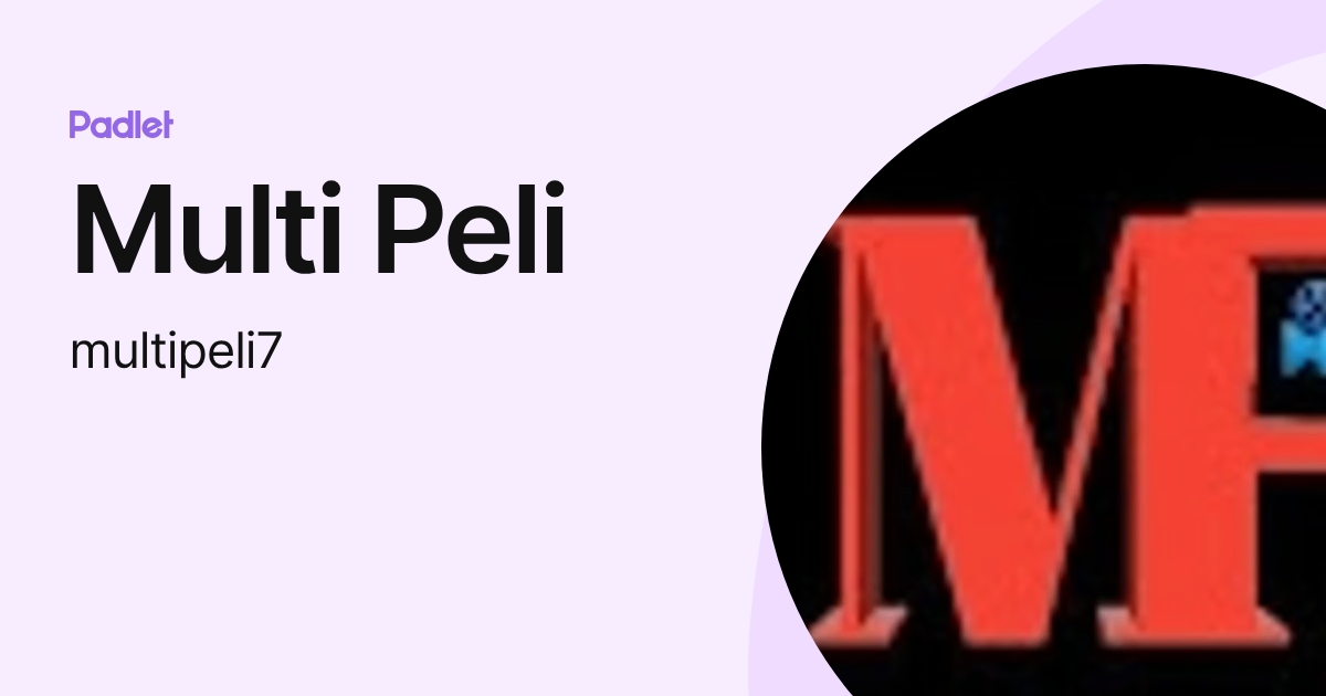 Multi Peli (multipeli7) profile | Padlet