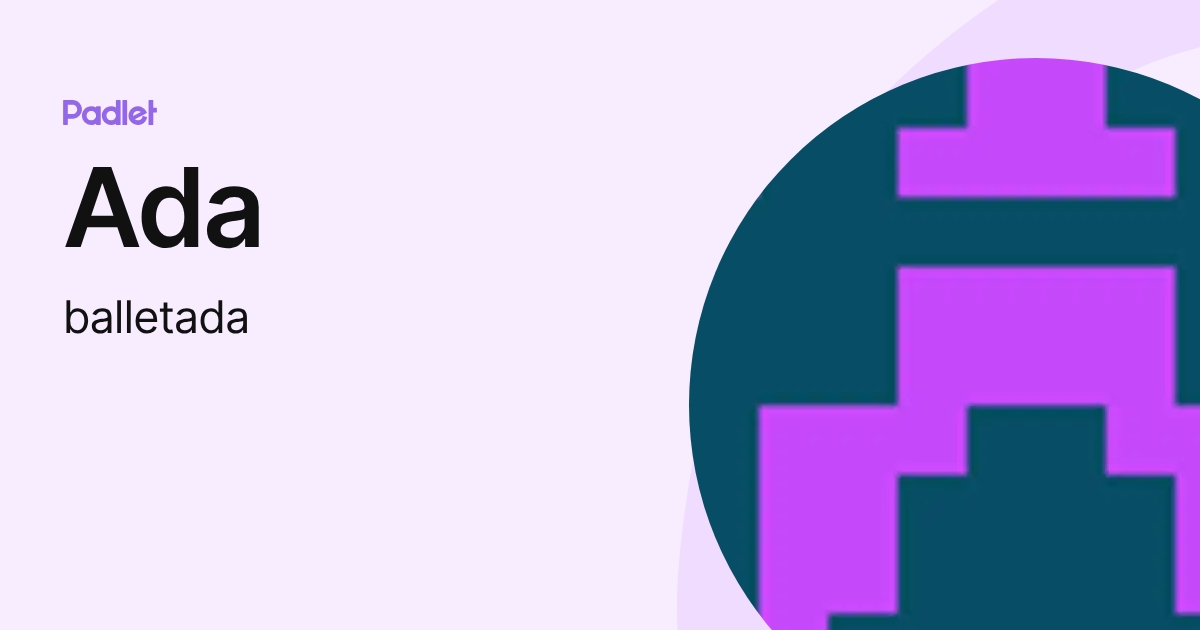 Ada (balletada) profile | Padlet