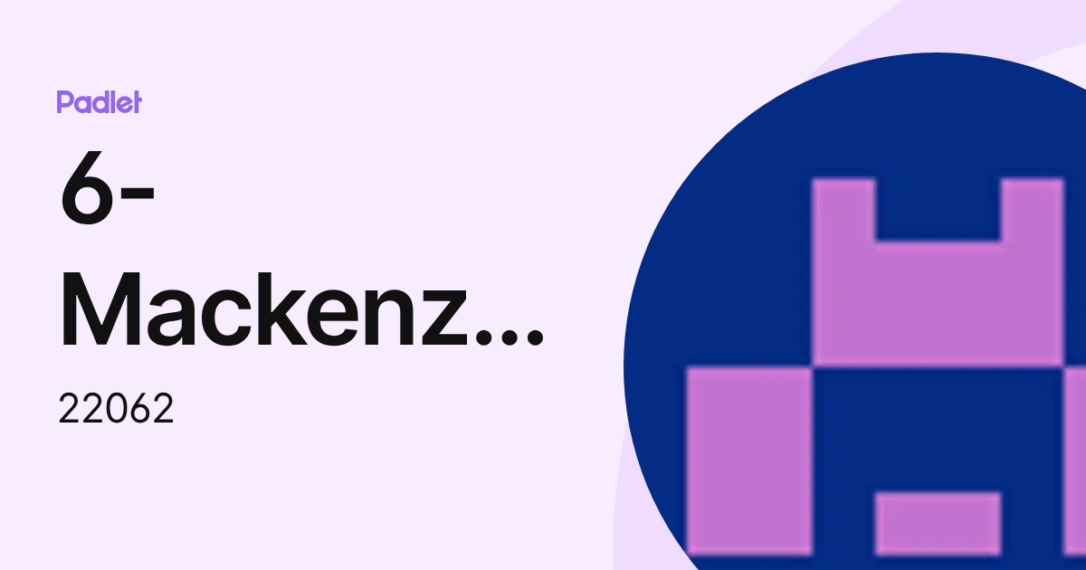 6-Mackenzie Hanson (22062) profile | Padlet