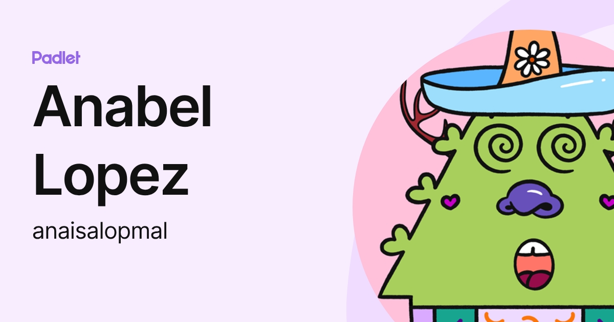 Anabel Lopez (anaisalopmal) profile | Padlet