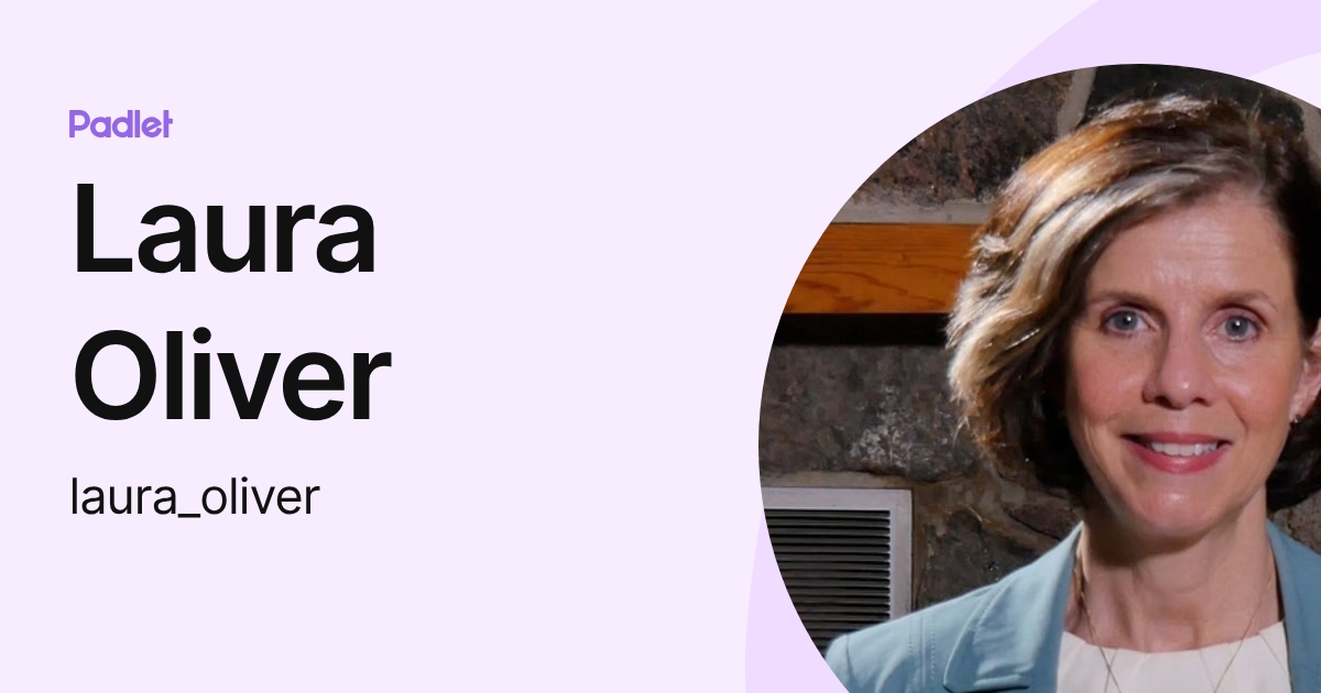 Laura Oliver (laura_oliver) profile | Padlet
