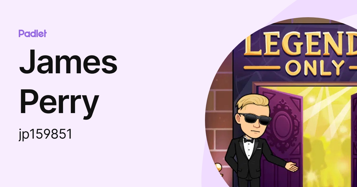 James Perry (jp159851) profile | Padlet