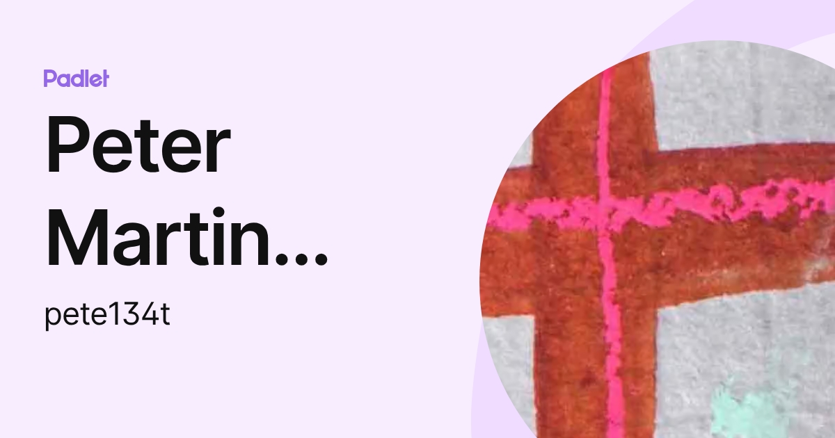 Peter Martin Nissen Sørensen (pete134t) profile | Padlet