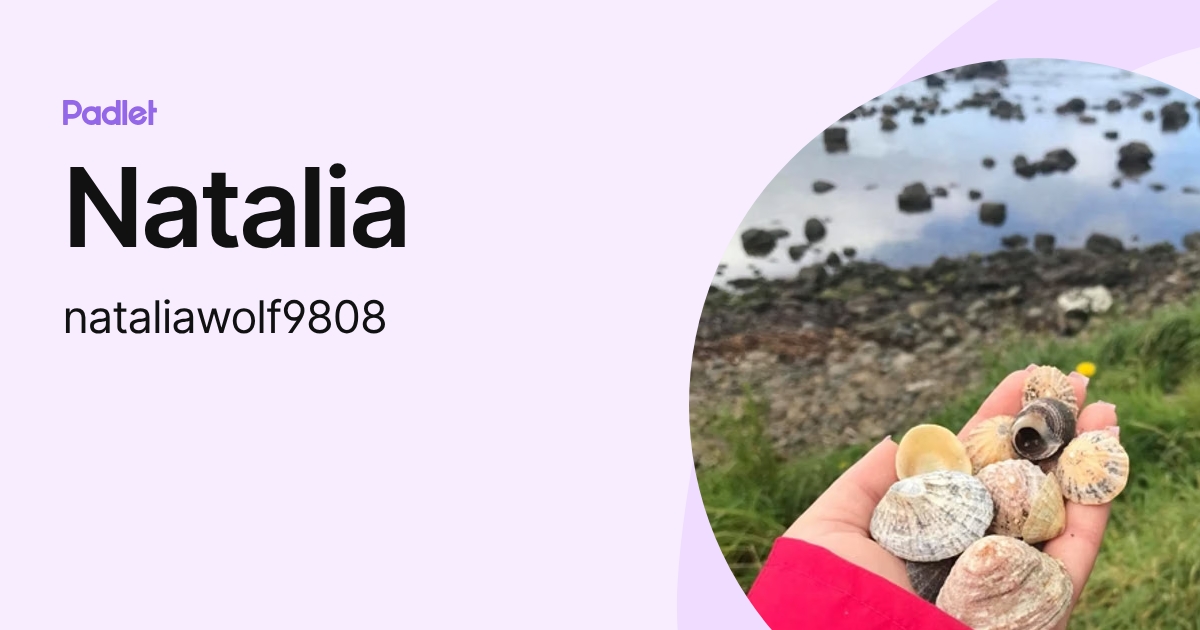 Natalia (nataliawolf9808) profile | Padlet