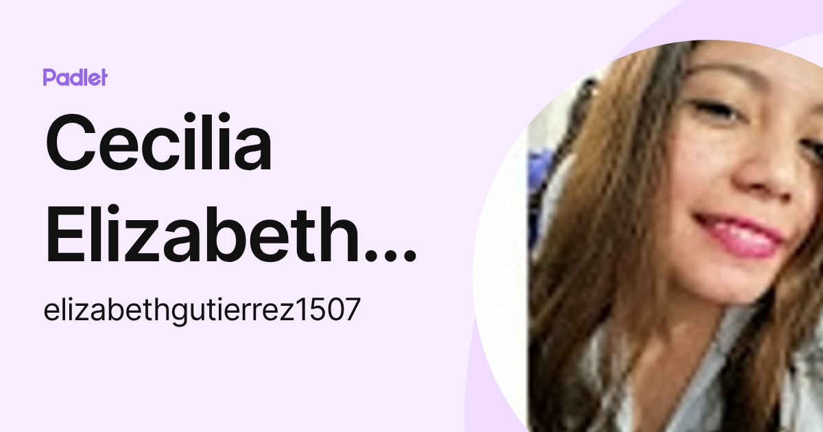 Cecilia Elizabeth Gutiérrez Hernández (elizabethgutierrez1507) profile ...