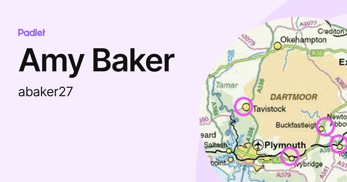 Amy Baker (abaker27) profile | Padlet