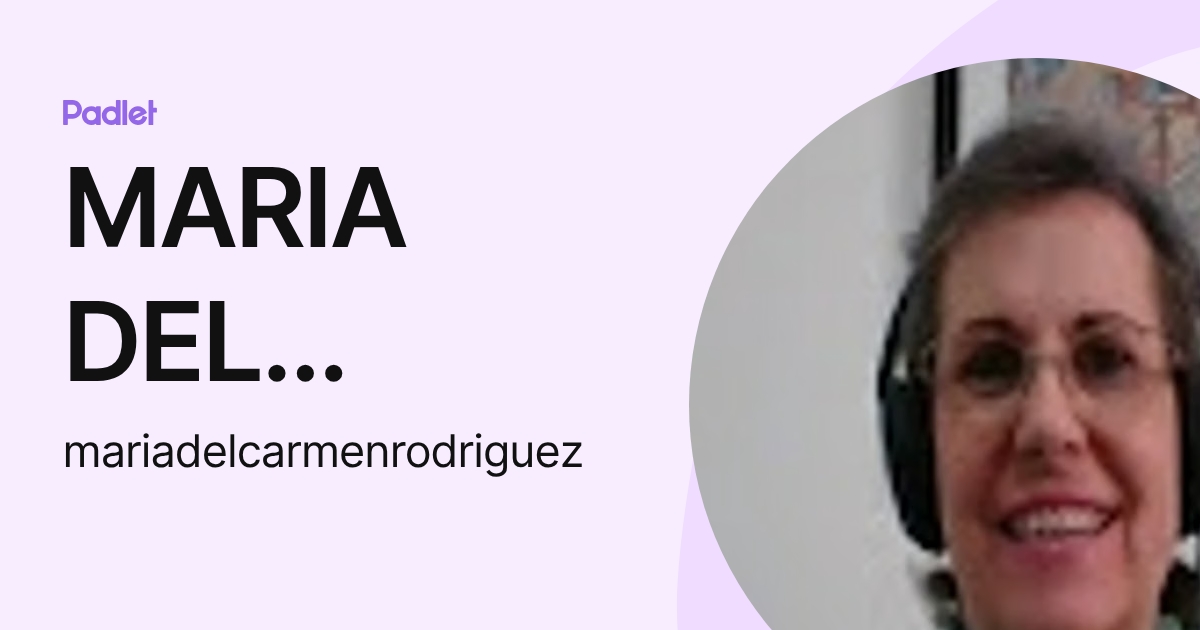 MARIA DEL CARMEN RODRIGUEZ CARBALLEDA (mariadelcarmenrodriguez) profile ...