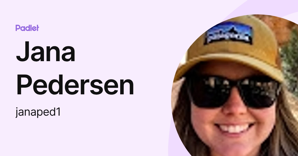 Jana Pedersen (janaped1) profile | Padlet