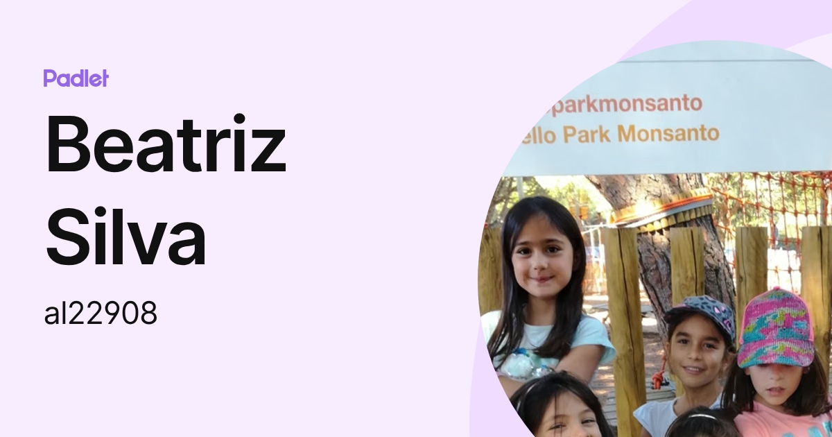 Beatriz Silva (al22908) profile | Padlet